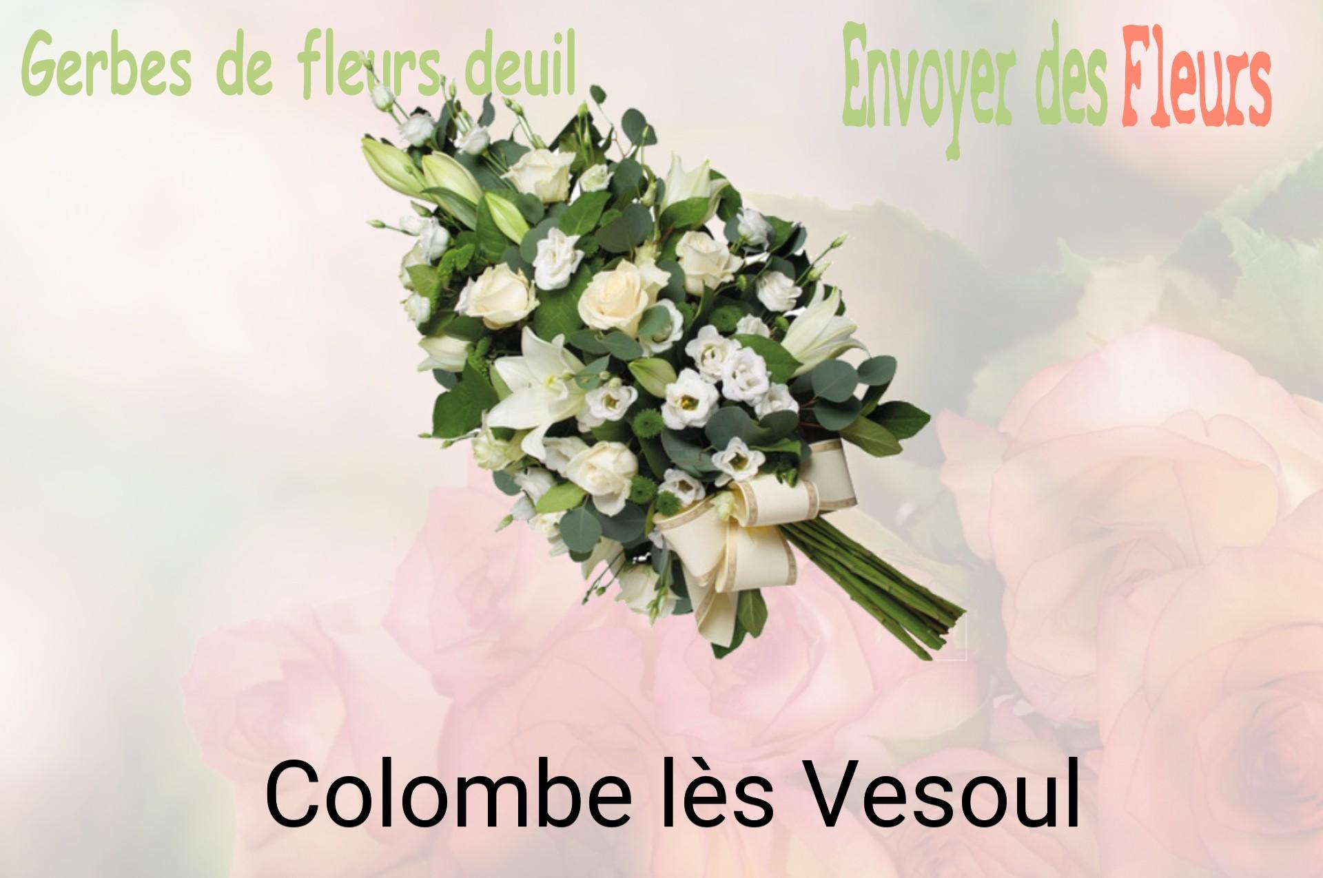 Gerbe de fleurs de deuil livrée à Colombe-lès-Vesoul